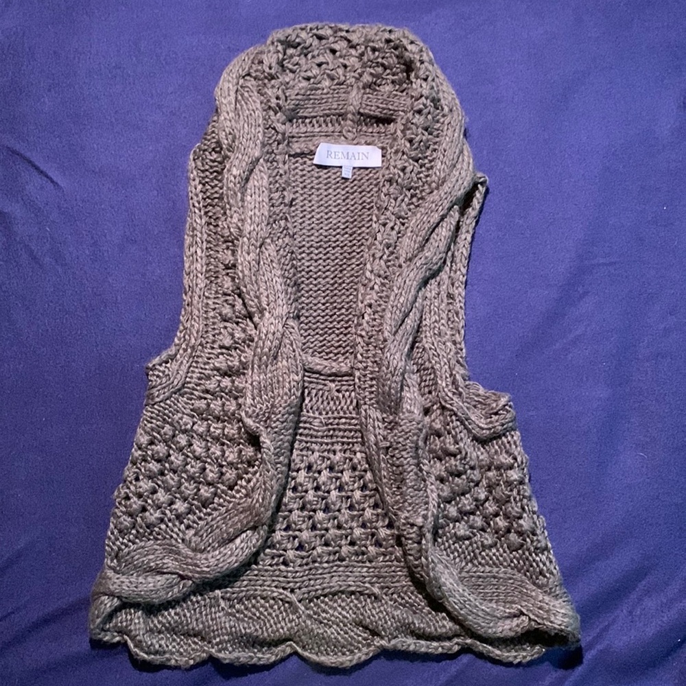 Remain Nordstrom sleeveless cardigan XS